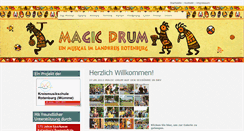 Desktop Screenshot of magic-drum.de