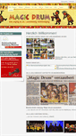 Mobile Screenshot of magic-drum.de